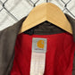 Vintage Carhartt Santa Fe Faded Distressed Black Zip Up Jacket Size Large Tall