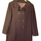 Vintage Pendleton Brown Double Breasted Wool Overcoat Size Large