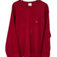 Vintage 90's Nike Small Swoosh Red Crewneck Sweater Size XL