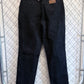 Vintage Wrangler Women's Black Denim Jeans Size 28x34