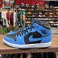 Jordan 1 Mid 'University Blue Black' Size 13