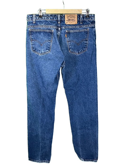 Vintage Levi's 505 Straight Leg Medium Wash Denim Jeans Size 34x33