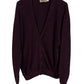 Vintage Portland by Jantzen Burgundy Cardigan Sweater Size XL