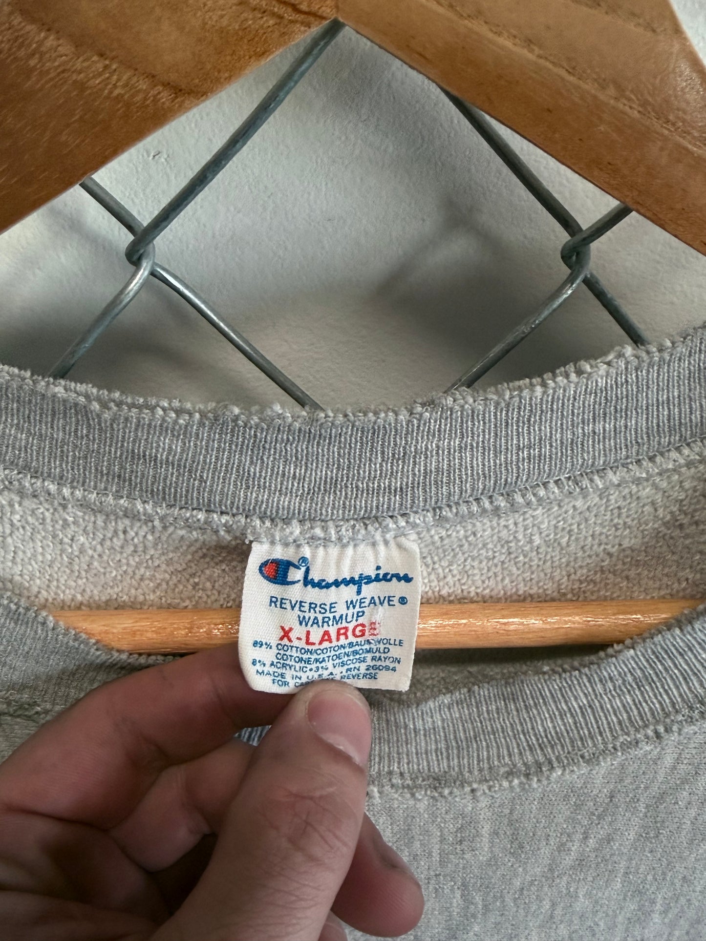 Vintage 90's Champion Reverse Weave Minnesota Sweater Made USA Size XL