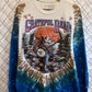 Vintage Y2K Liquid Blue Grateful Dead Tie Dye Long Sleeve Shirt Size XL