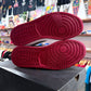 Jordan 1 Low 'White University Red Black' Size 9