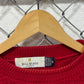 Vintage 90's Bill Blass Men's Red Knit Sweater Size Medium