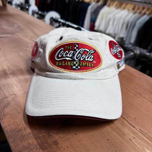 Vintage Y2K Coca Cola Racing Family Hat