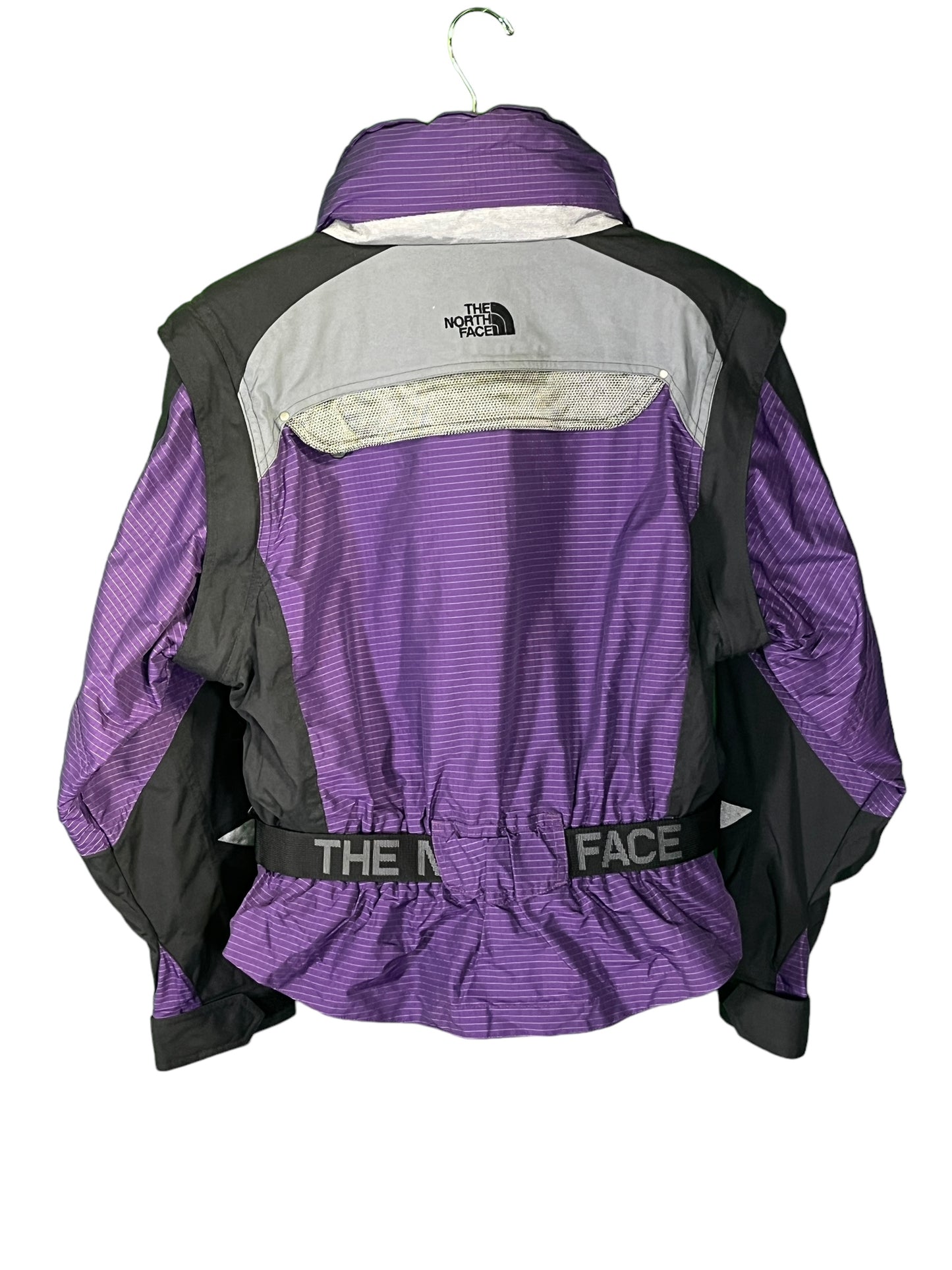 Vintage 90's The North Face Steeptech Extreme Gear Purple Coat Size Small (10)