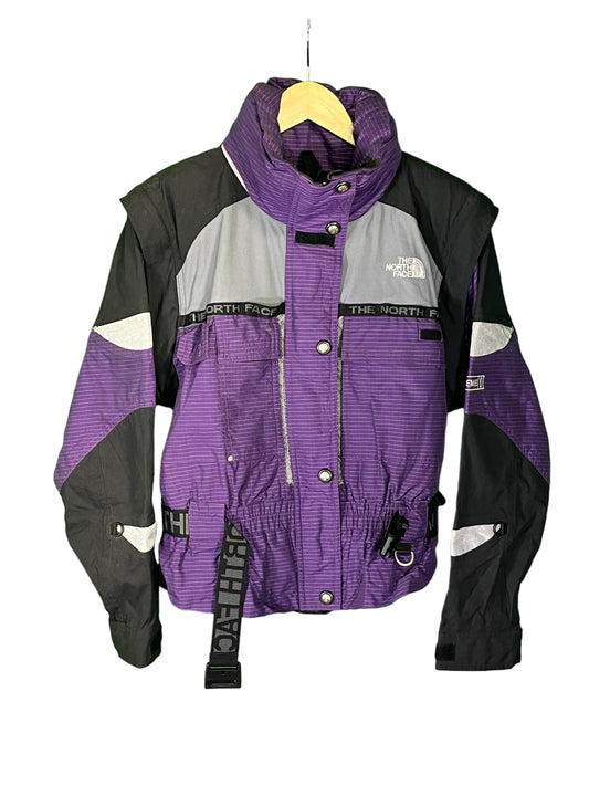 Vintage 90's The North Face Steeptech Extreme Gear Purple Coat Size Small (10)