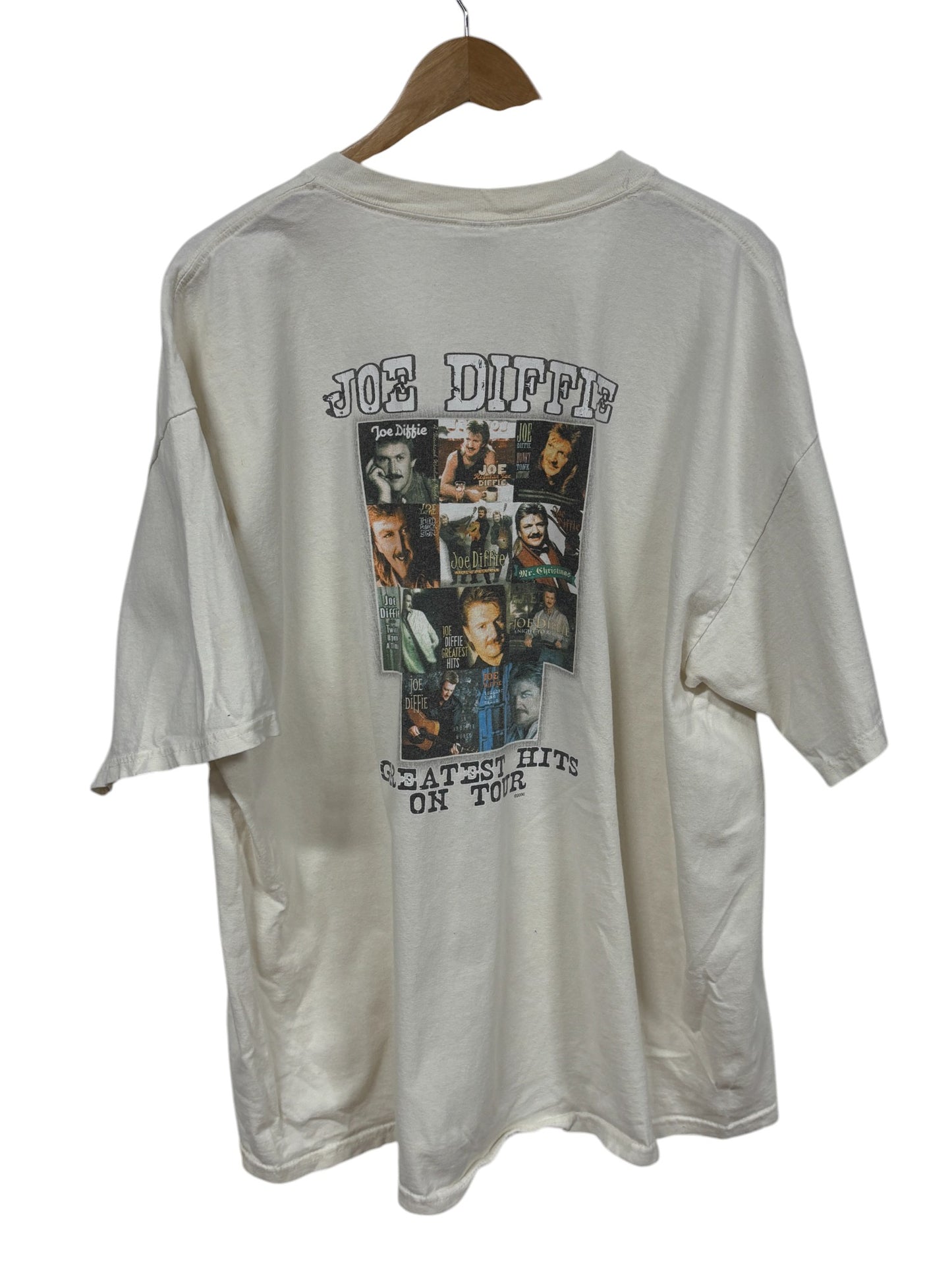 Vintage 00's Joe Diffie Country Music Greatest Hits Tour Tee Size XXL