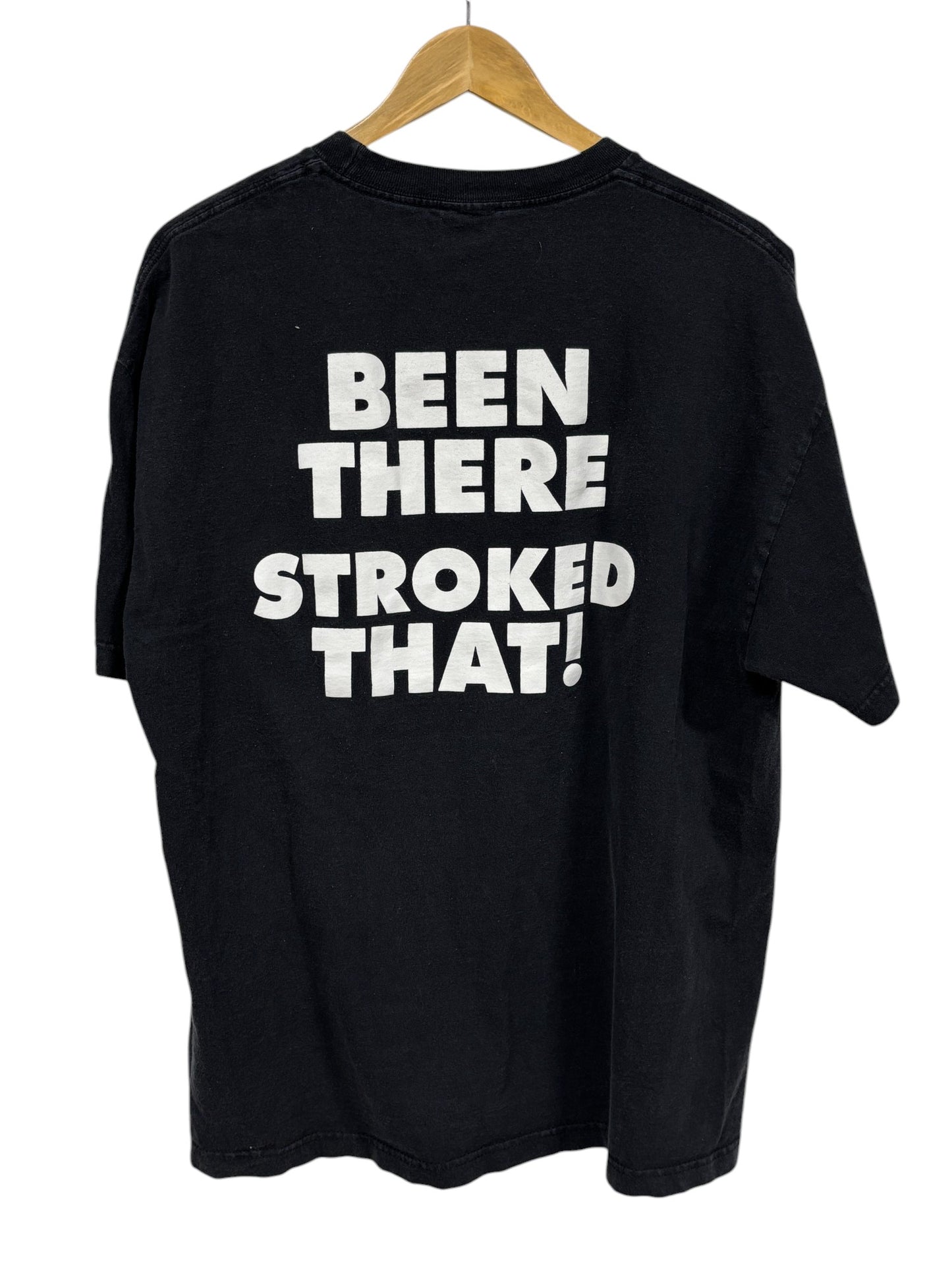 Vintage Strokers Tavern Huntley Montana Stroked That Bar Tee Size Large