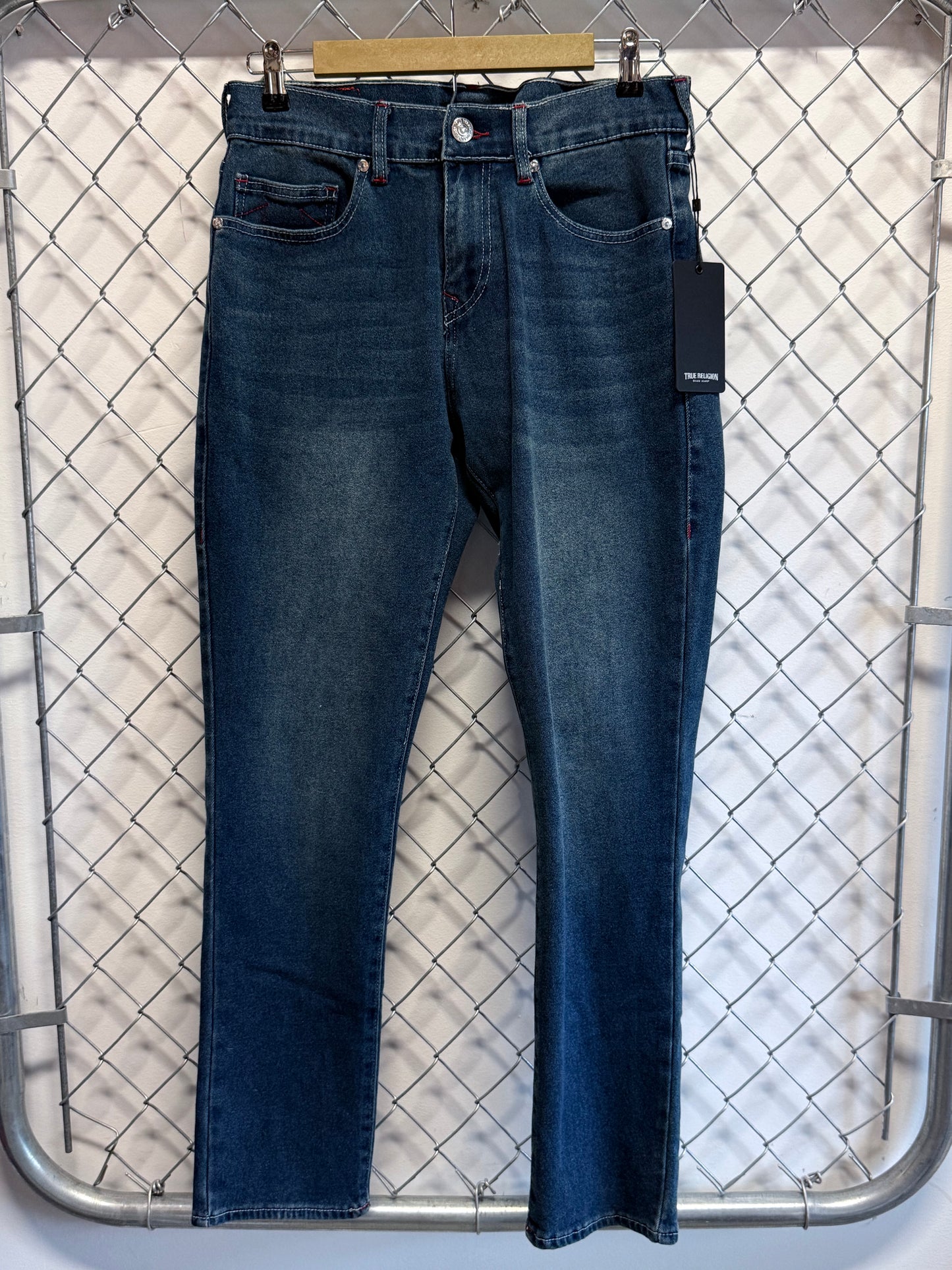True Religion Geno Relaxed Slim Denim Jeans Size 30x31