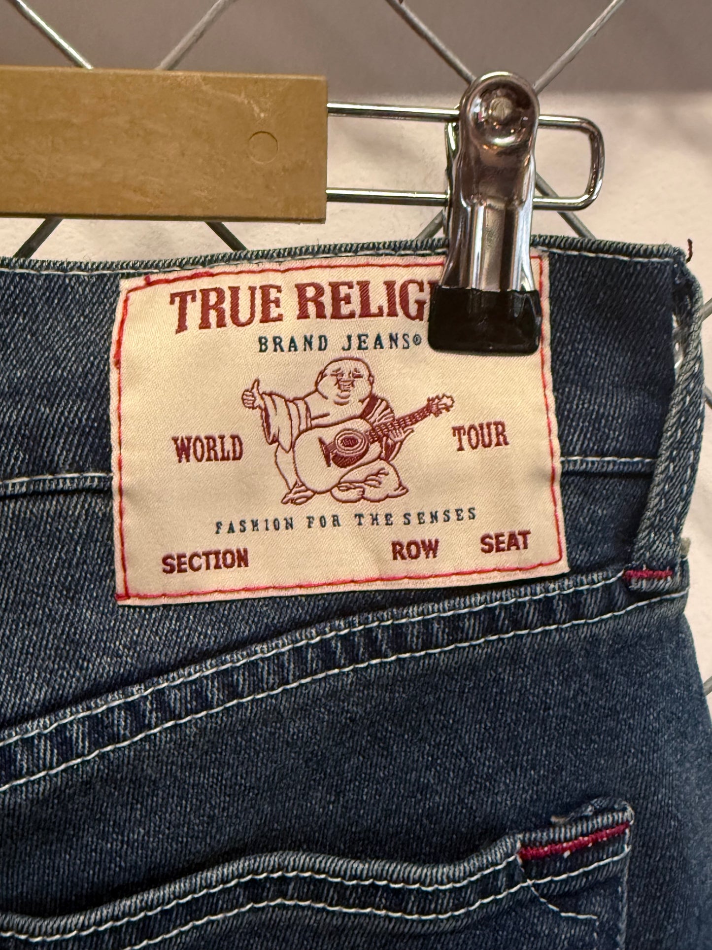 True Religion Geno Relaxed Slim Denim Jeans Size 30x31
