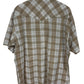 Vintage Wrangler Pearl Snap Button Up Short Sleeve Western Shirt Size XL