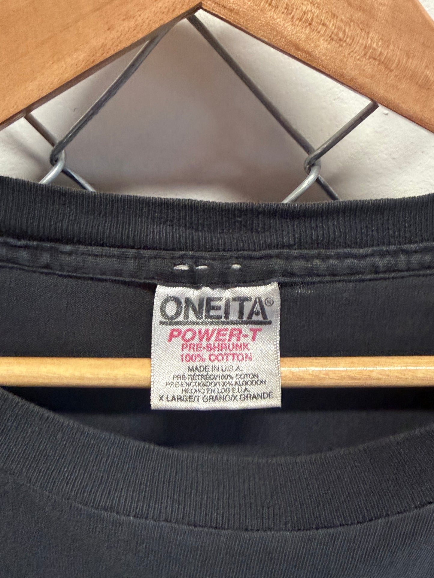 Vintage 1996 Bud Shank 50 Years in Jazz Art Graphic Tee Size XL