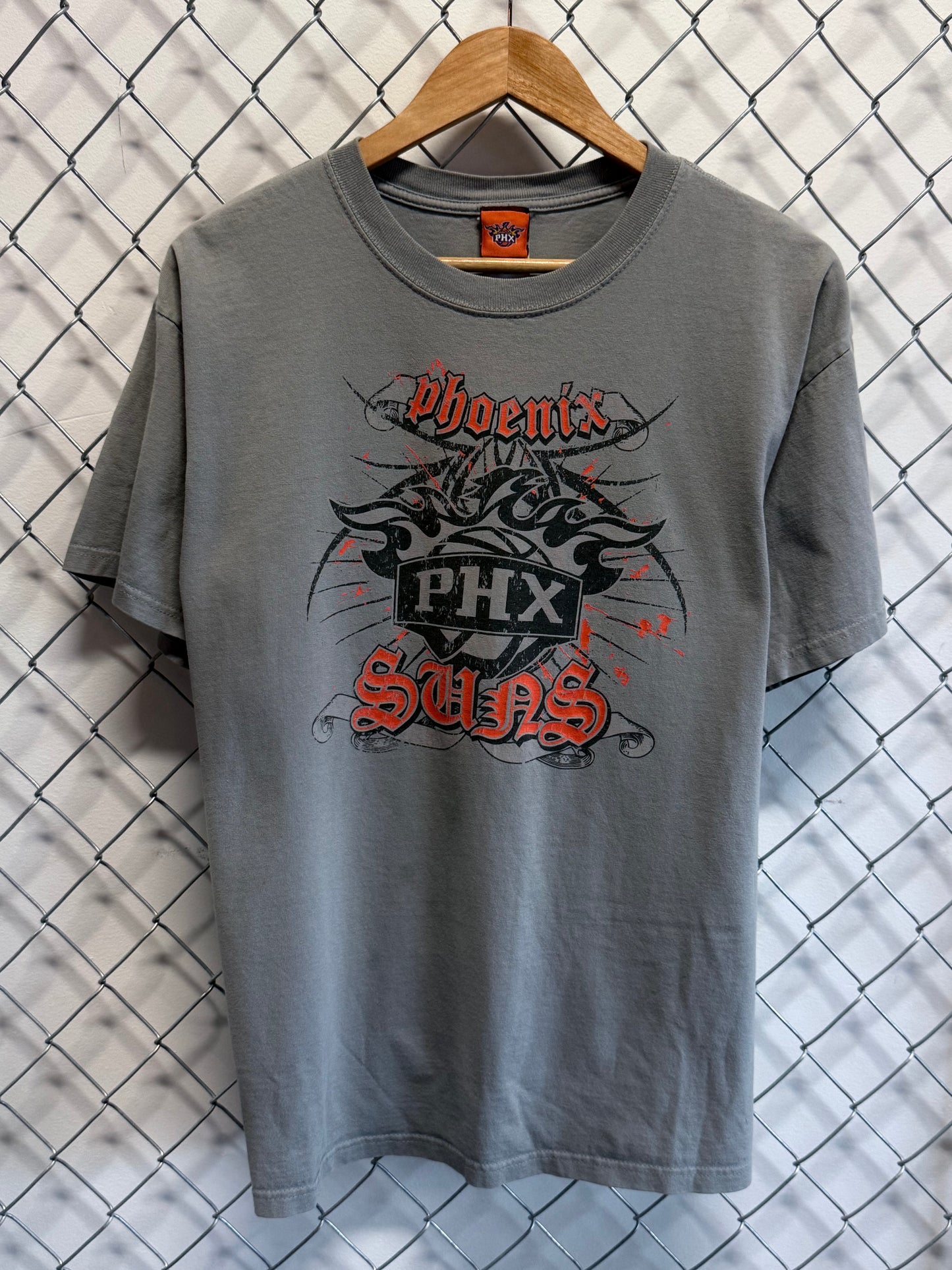 Vintage Y2K Phoenix Suns NBA Graphic Tee Size Large