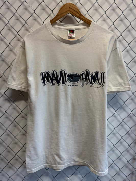Vintage Y2K Maui Hawaii Graphic Tee Size Large