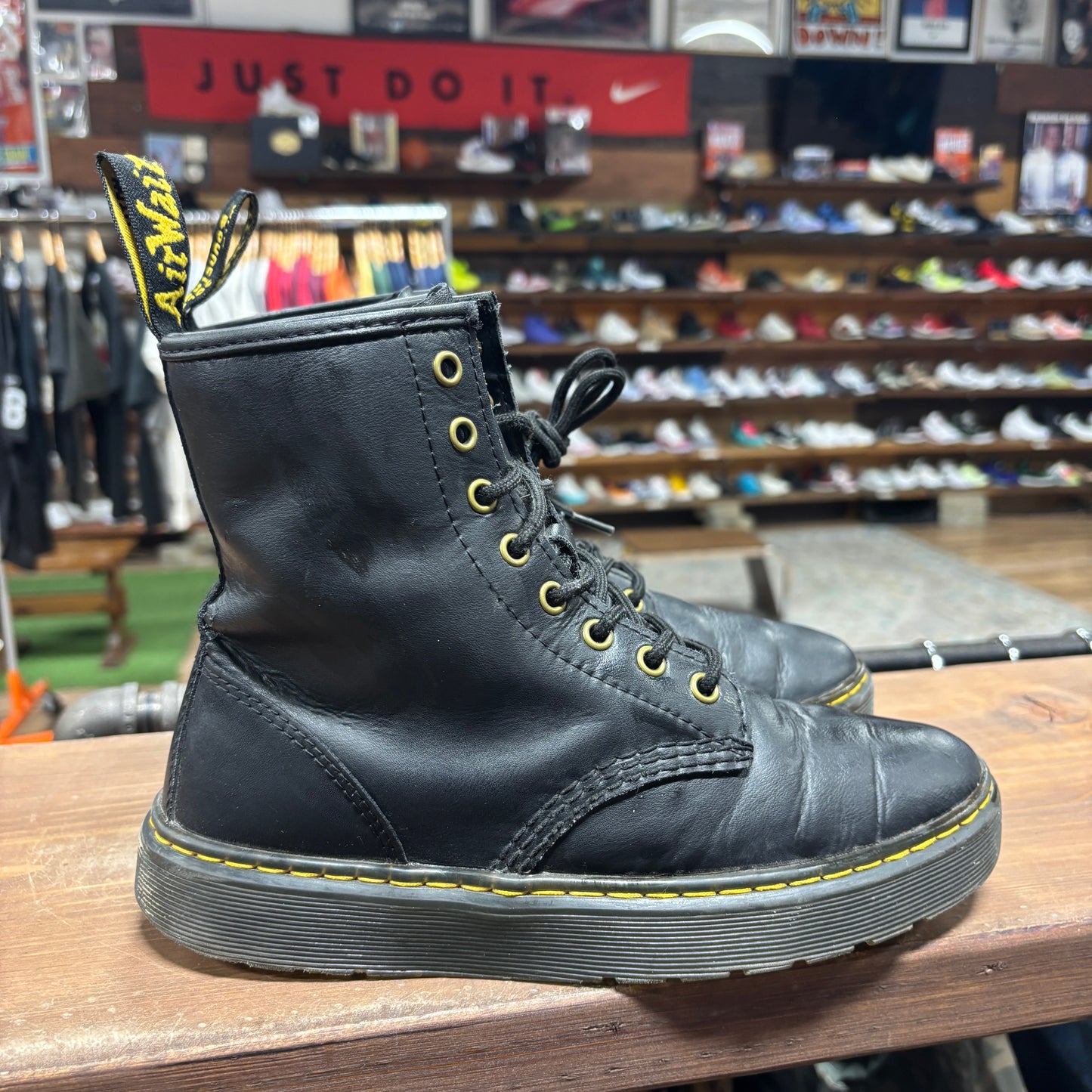 Doc Martens Zavala Black Boots Size 7M/8W