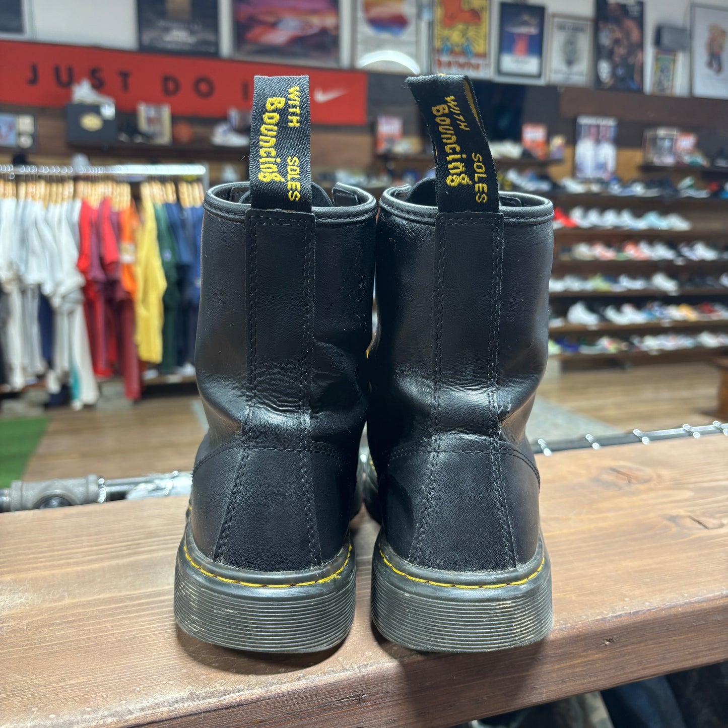 Doc Martens Zavala Black Boots Size 7M/8W