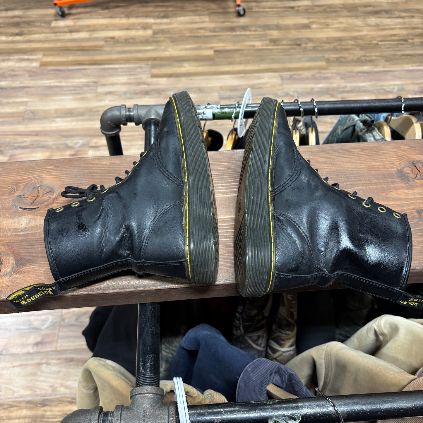 Doc Martens Zavala Black Boots Size 7M/8W