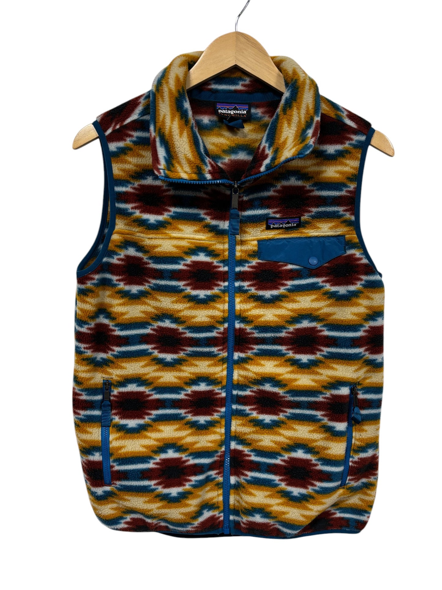 Vintage Patagonia Synchilla Aztec Western Fleece Vest Size Medium