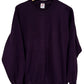 Vintage 90's Jerzees Purple Blank Crewneck Sweater Made USA Size XXL