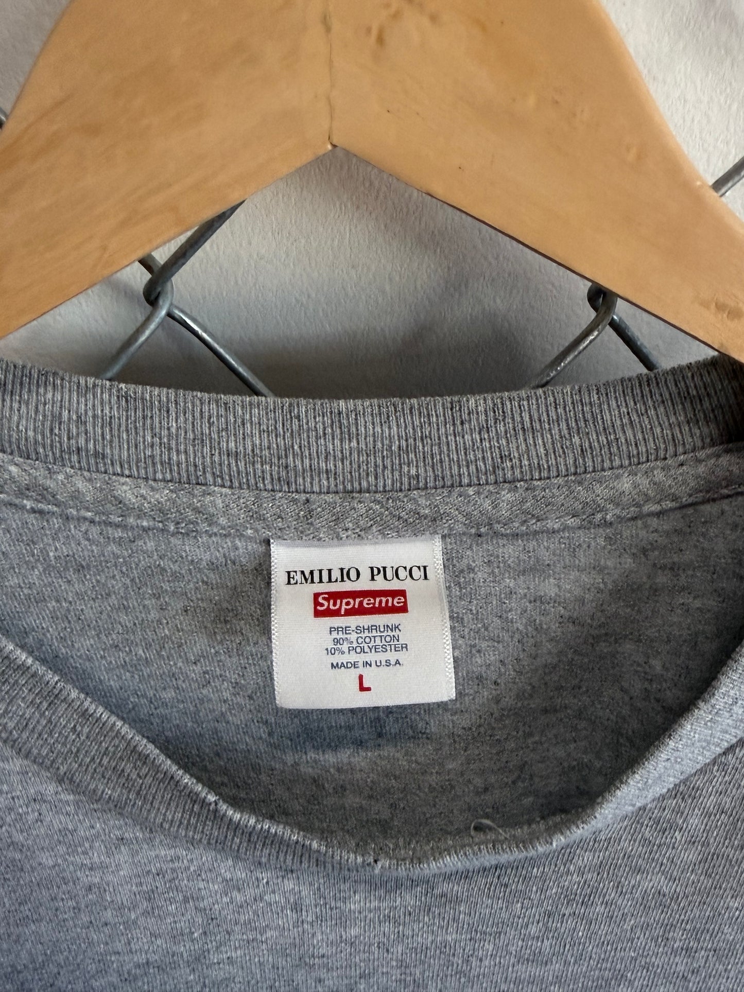Supreme SS21 Emilio Pucci Box Logo Tee Size Large