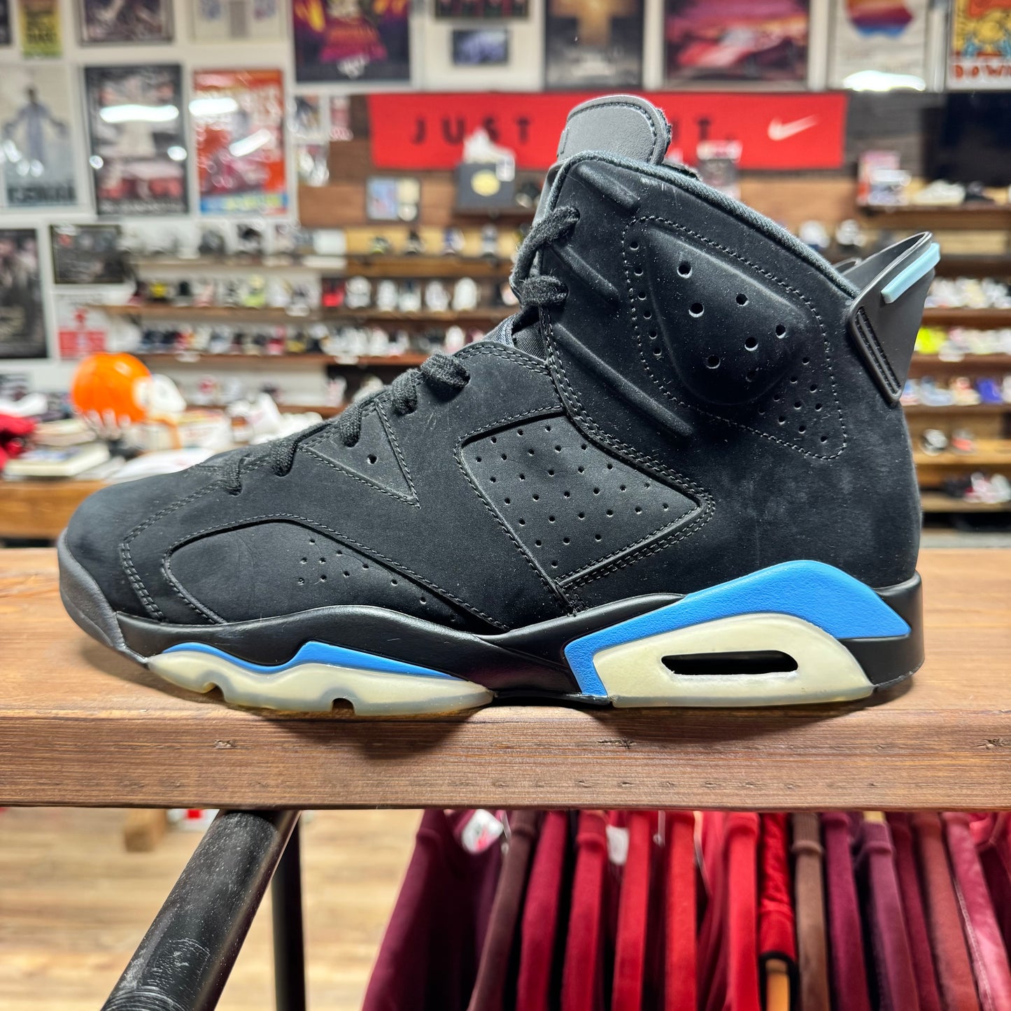 Jordan 6 'UNC Black' Size 13