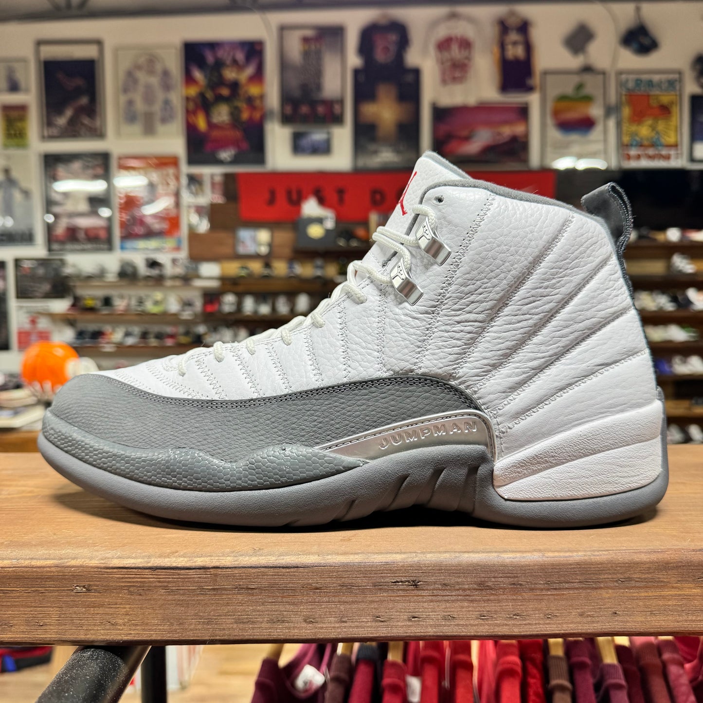 Jordan 12 'White Dark Grey' Size 13