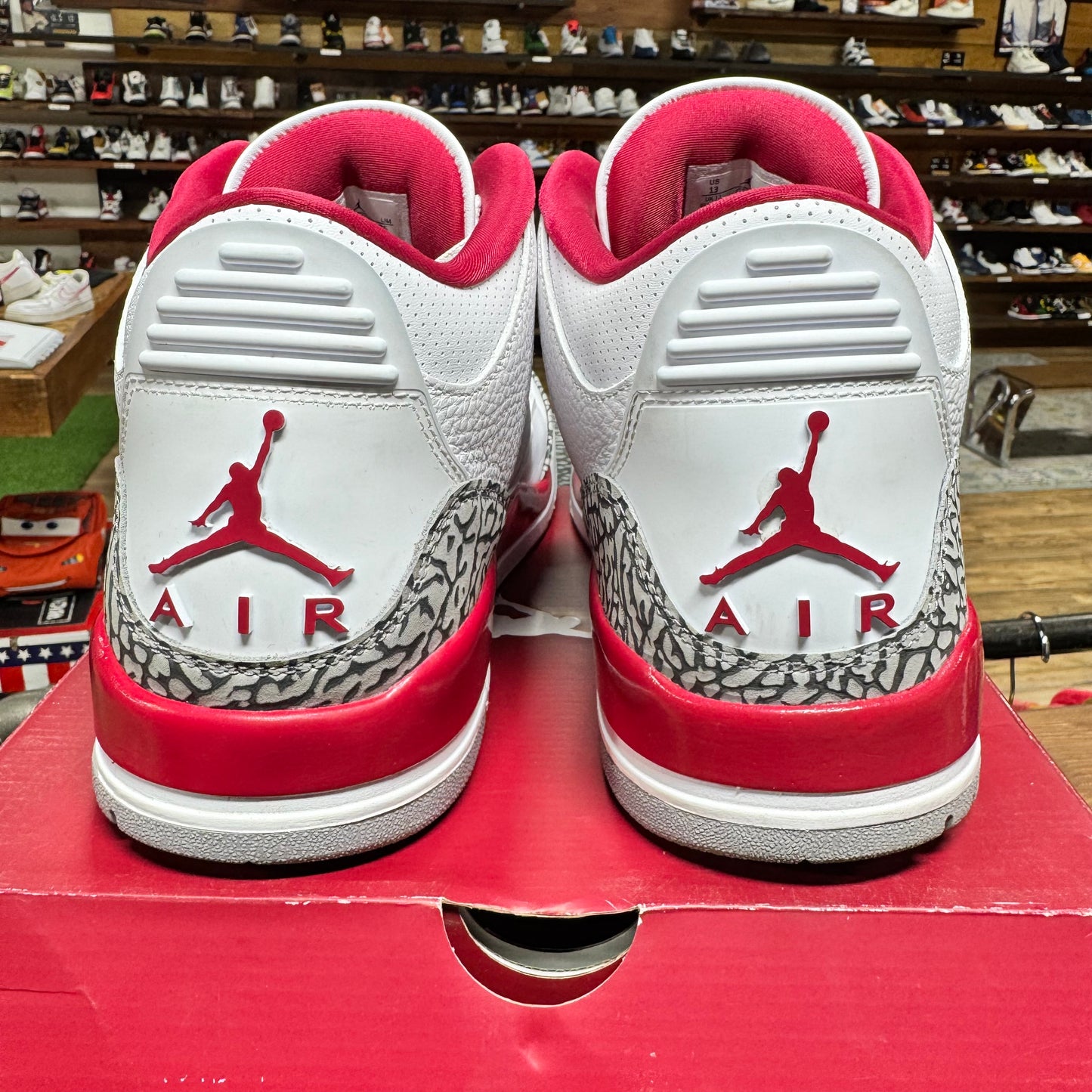 Jordan 3 'Cardinal' Size 13