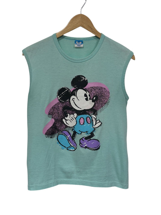 Vintage 90's Disney Mickey Mouse Tank Top Shirt Size Medium