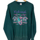 Vintage 90's Jerzees Colorado Nature Graphic Crewneck Sweater Size XL