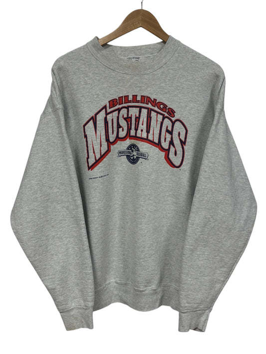 Vintage 90's Billings Mustangs Minor League Baseball Sweater Size XL