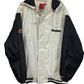 Vintage Reebok Oakland Raiders Full Zip Puffer Jacket Size XL
