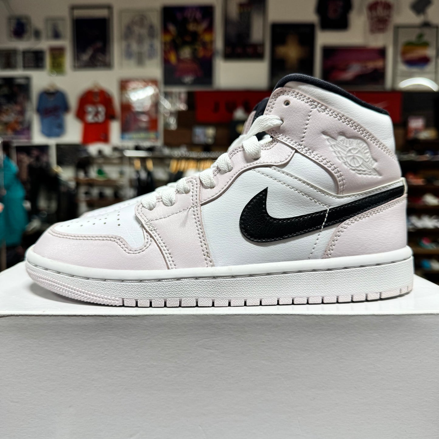 Jordan 1 Mid 'Barely Rose' Size 6W/4.5M