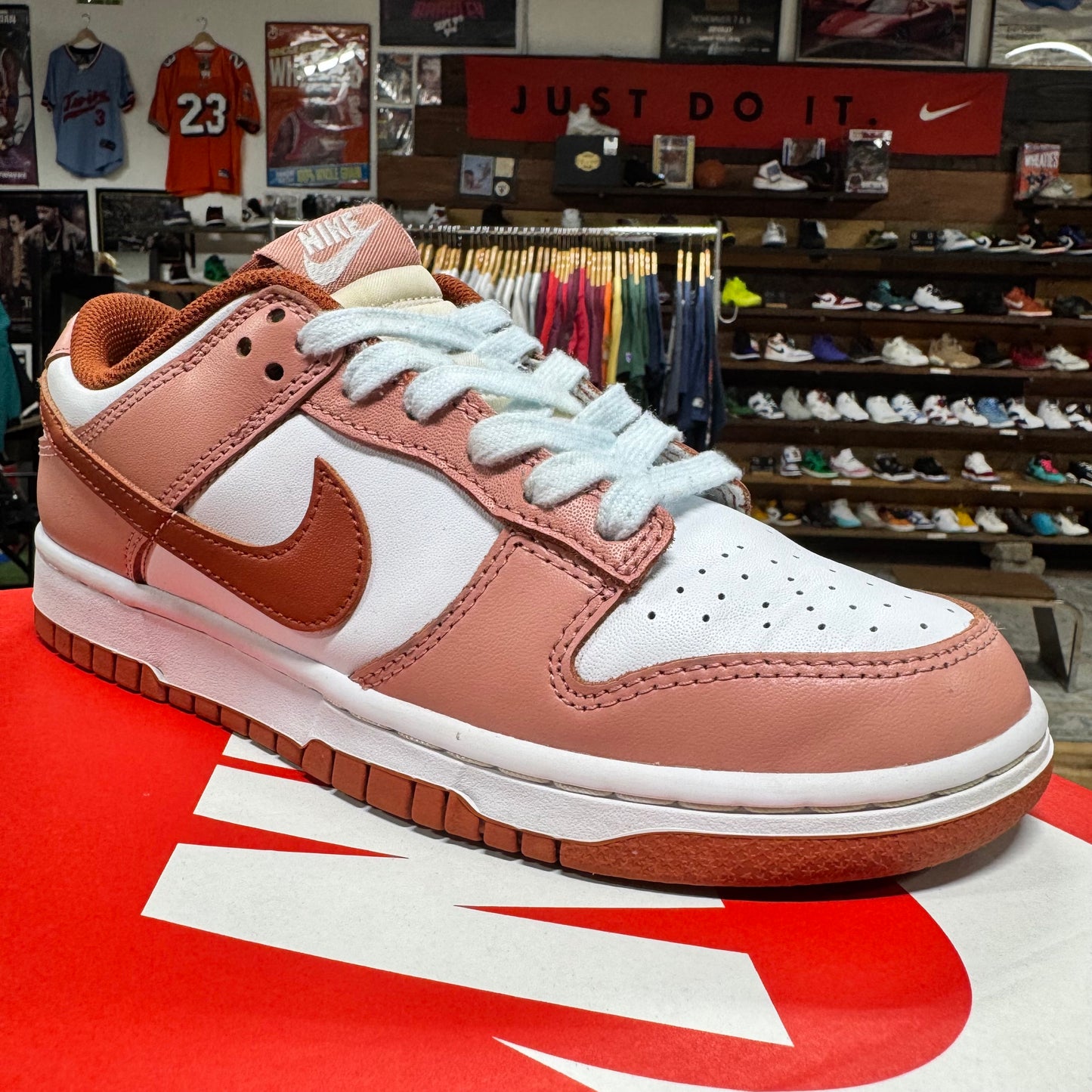 Nike Dunk Low 'Red Stardust' Size 7.5W/6M