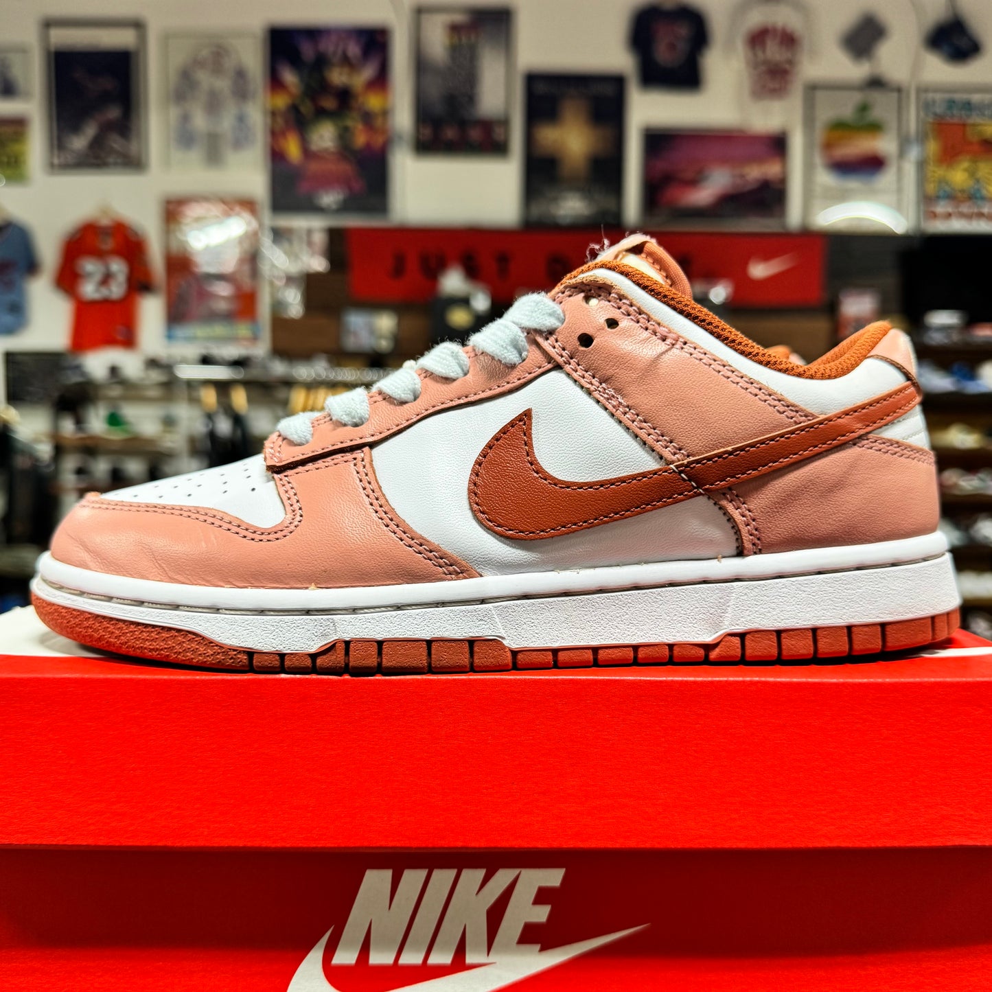 Nike Dunk Low 'Red Stardust' Size 7.5W/6M