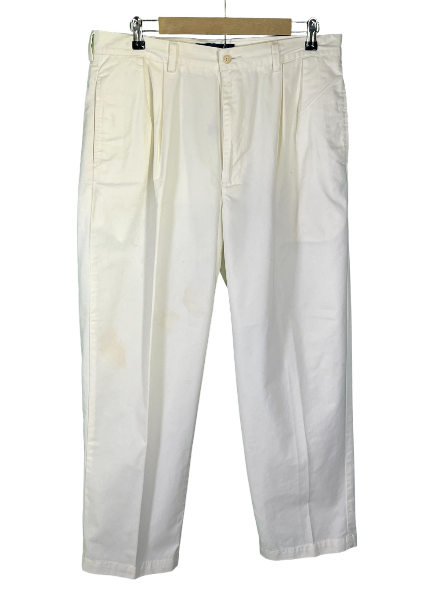 Vintage White Polo Golf Trousers Size 34x29