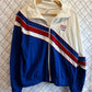 Vintage 80's Women's Modesto Academy Gymanstics Zip Up Jacket Size XL