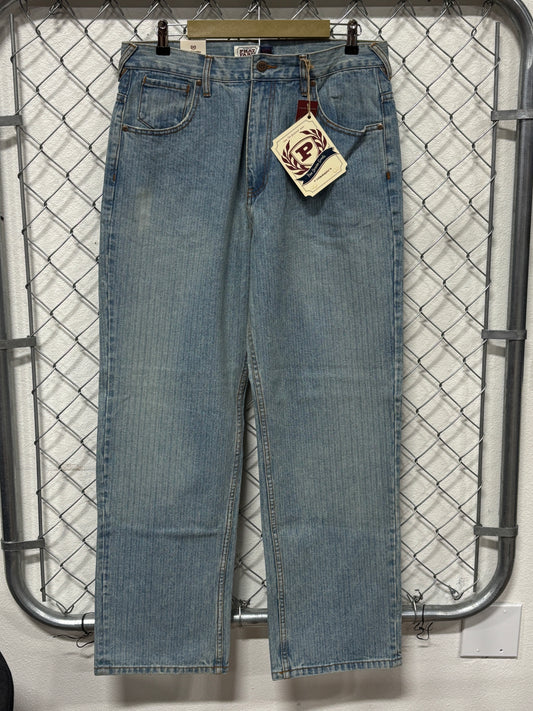 Vintage Y2K Phat Farm Light Wash Baggy Denim Jeans NWT Size 34x32