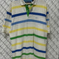 Vintage Y2K Enyce Striped Polo Shirt Size Large