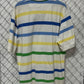Vintage Y2K Enyce Striped Polo Shirt Size Large
