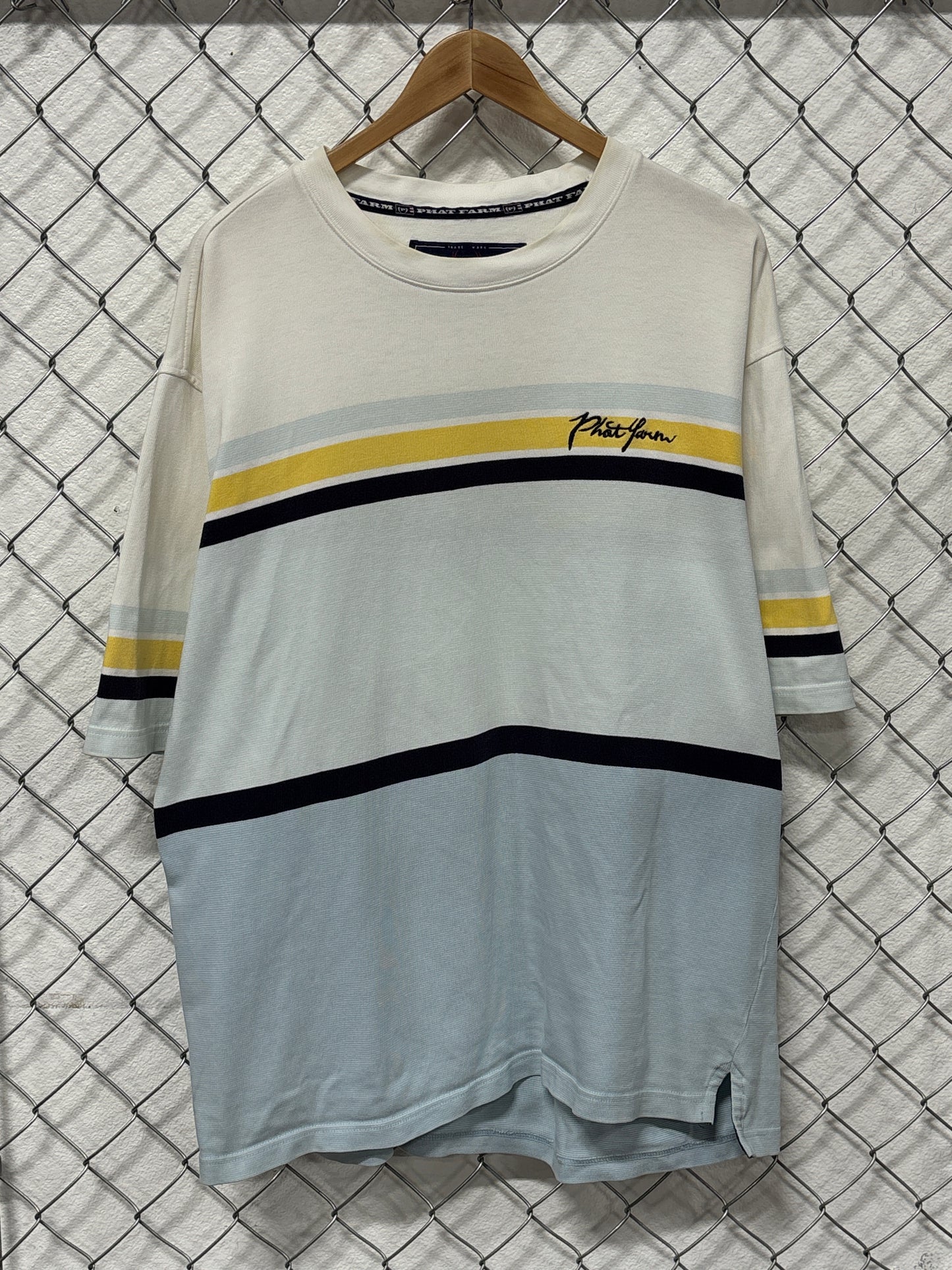Vintage Y2K Phat Farm Striped Tee Size XL