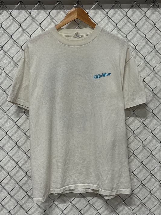 Vintage 90's Salem Cigarettes Fresh Wrap Promo Graphic Tee Size XL