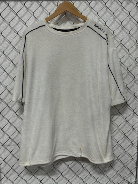 Vintage Y2K Sean John Terry Cloth Short Sleeve Shirt Size XL