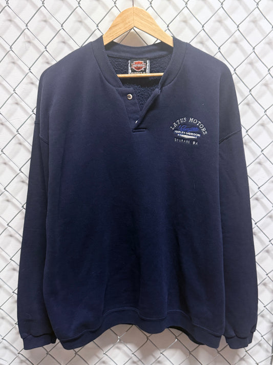 Vintage 90's Harley Davidson Spokane Washington Sweater Size XL