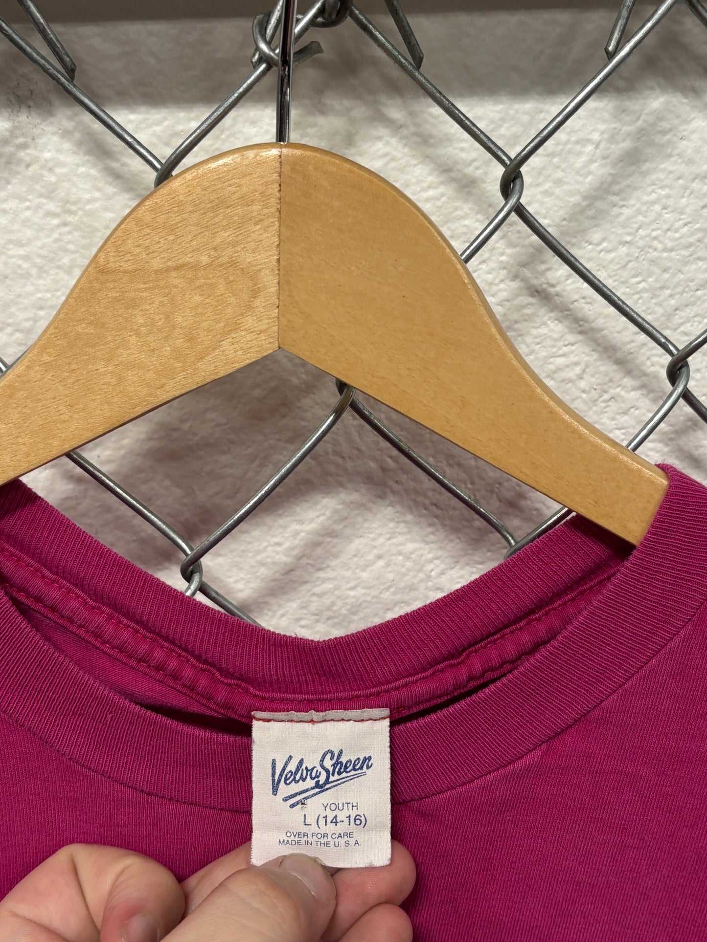 Vintage 90's Disney Minnie Mouse Kansas Youth Graphic Tee Size Large