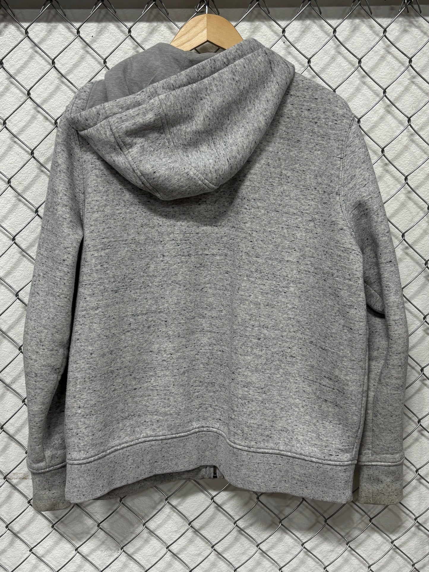 Carhartt Heather Grey Zip Up Relaxed Fit Hoodie Size XL