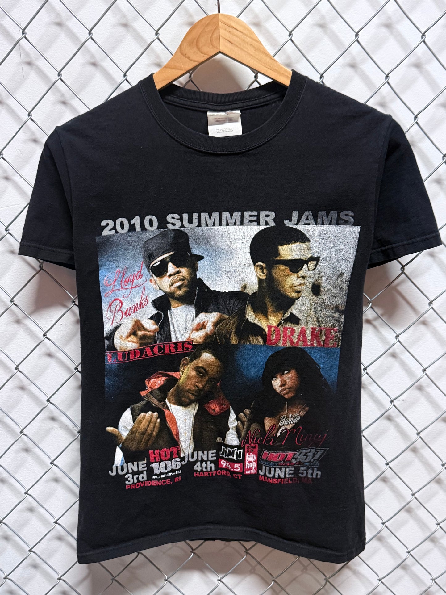 2010 Summer Jam Hip Hop Tour Graphic Tee Size Small